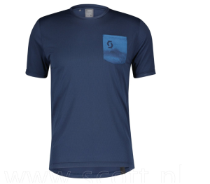 Koszulka SCOTT Shirt M`s Gravel 20 Tee metal blue/dark blue