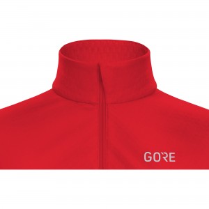  Bluza GORE Thermo Long Sleeve Zip Shirt red