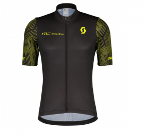 Koszulka męska SCOTT Shirt RC Team 10 SS black/sulf yellow