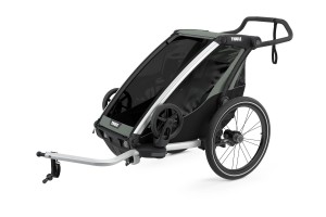 Przyczepka rowerowa dla dziecka - Thule Chariot Lite 1 - Agave