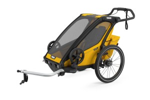 Przyczepka rowerowa dla dziecka - Thule Chariot Sport 1 - Spectra Yellow