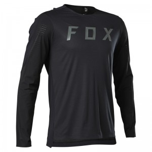 Koszulka rowerowa FOX flexair  Pro Black LS
