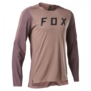 Koszulka rowerowa FOX flexair Pro Plum Perfect LS