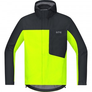 Kurtka GORE C3 GTX Paclite Hooded Jacket yellow/black