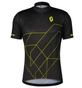 Koszulka męska SCOTT Shirt RC Team 20 SS black/sulphur yellow 