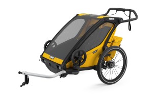 Przyczepka rowerowa dla dziecka - Thule Chariot Sport 2 - Spectra Yellow